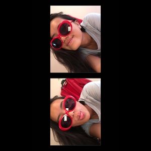 RED CLOUT GOGGLES KURT COBAIN SUNGLASSES